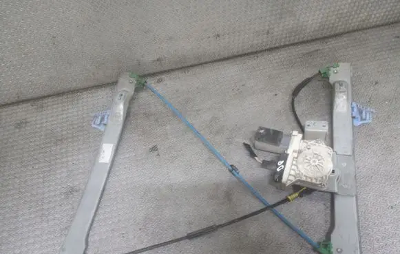 Front door window regulator with motor
