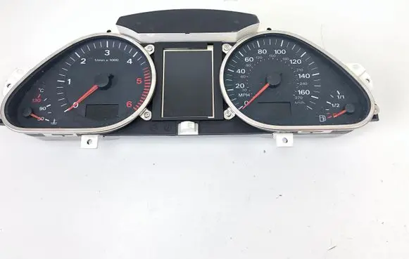 Audi A6 S6 C6 4F Speedometer (instrument cluster) 4F0920981F 4F0910930C