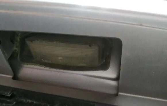 Mitsubishi Lancer X Number plate light