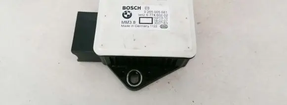 BMW 5 E60 E61 ESP acceleration yaw rate sensor 0265005681 677460202