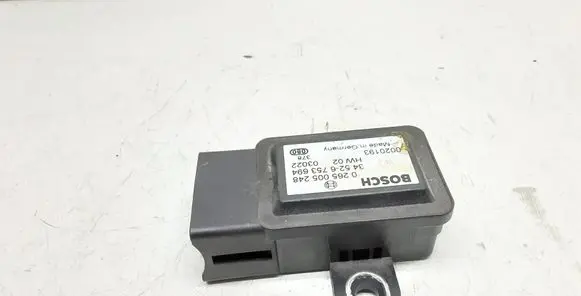 BMW 5 E39 ESP acceleration yaw rate sensor 0265005248 6753694