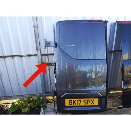 Ford Transit Custom Loading door check strap stopper BK21-V44100AG