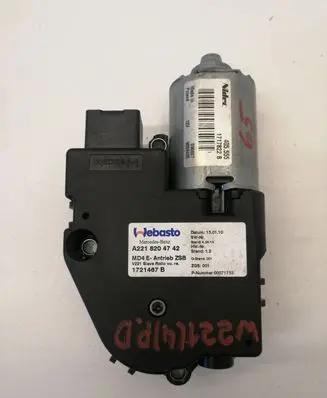 Mercedes-Benz S W221 Sunroof motor/actuator A2218204742 1717822B