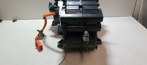 Interior heater climate box assembly