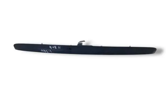 Trunk door license plate light bar