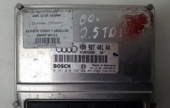 Audi A6 S6 C5 4B Engine control unit/module 4B0907401AA