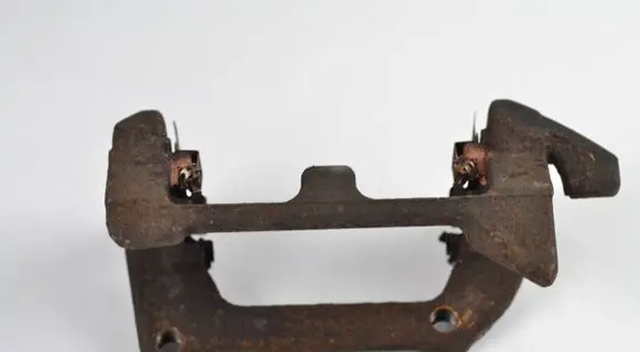 Audi A4 S4 B8 8K Brake caliper pad carrier rear 08727D