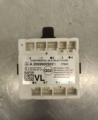 Mercedes-Benz C W205 Door control unit/module A2059002922 A2059010007 A2229020012