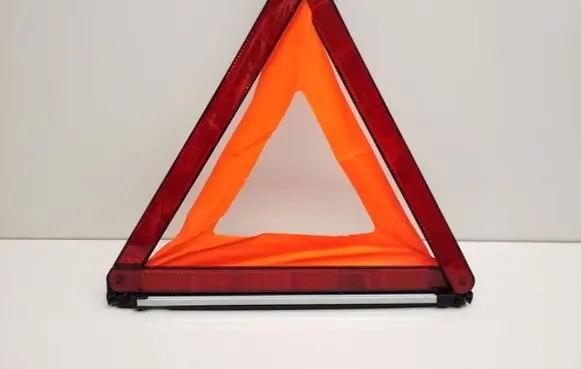 Emergency warning sign