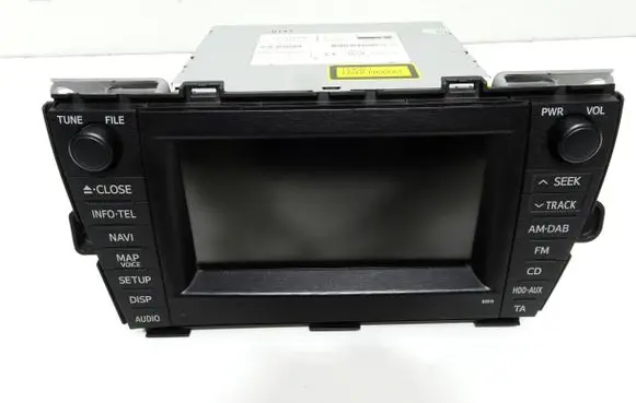 Toyota Prius (XW30) Radio/CD/DVD/GPS head unit 8612047410 EA08A10 FX0A512172