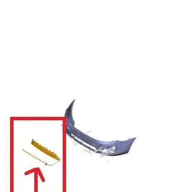 Ford Transit Custom Front bumper splitter molding GK218C436A