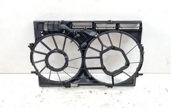 Porsche Taycan 9J1 Radiator cooling fan shroud 8K0121003N 8K0121207D
