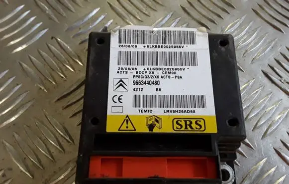 Citroen C6 Airbag control unit/module 9663440480