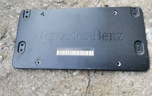 Mercedes-Benz GLC X253 C253 Number Plate Surrounds Holder Frame A0008101711