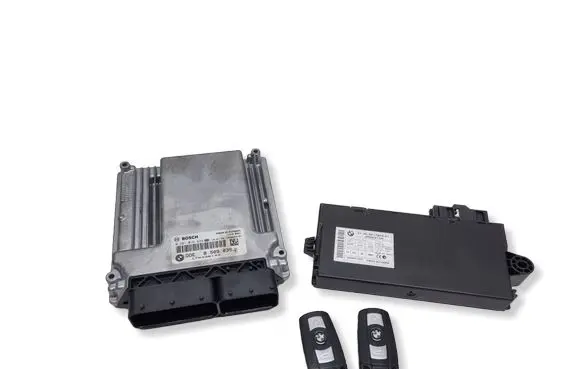 BMW 5 E60 E61 Engine ECU kit and lock set 8509035 61359217854
