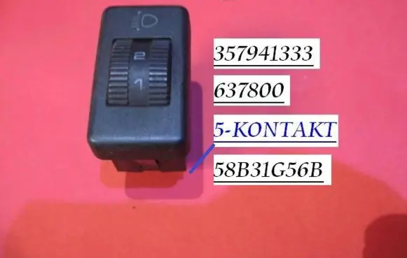 Headlight level adjustment motor