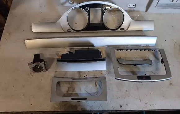 Volkswagen PASSAT B7 Interior decorative trim set 3AB858366D