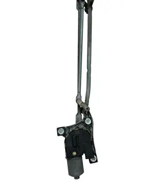 Front wiper linkage and motor