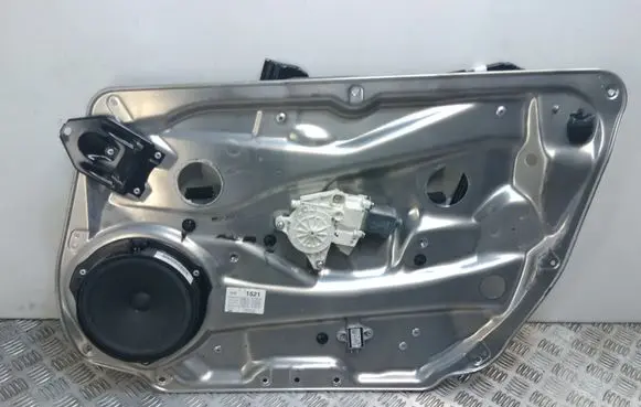 Front door window regulator with motor