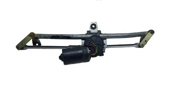 Front wiper linkage and motor