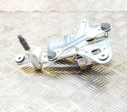 Front wiper linkage and motor