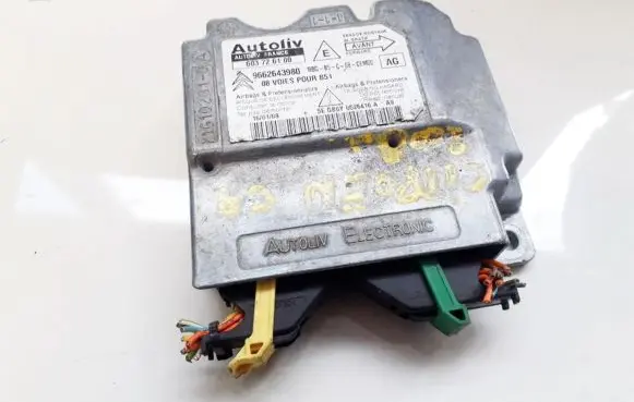 Citroen C4 I Airbag control unit/module 9662643980 603726100