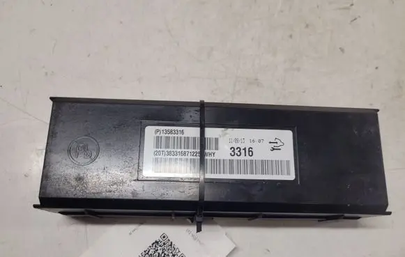 Opel Insignia A Air conditioning/heating control unit 13583316