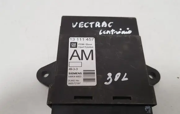 Opel Vectra C Door central lock control unit/module 13111457