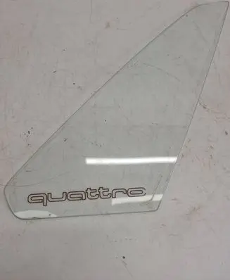 Audi 80 90 B2 Rear vent window glass 43R001010 AS2M214DOT25