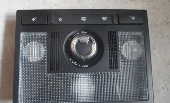 Volkswagen Polo V 6R Headlining lighting console trim 6Q1947105Q