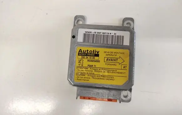 Peugeot 206 Airbag control unit/module 550541500 9636894080