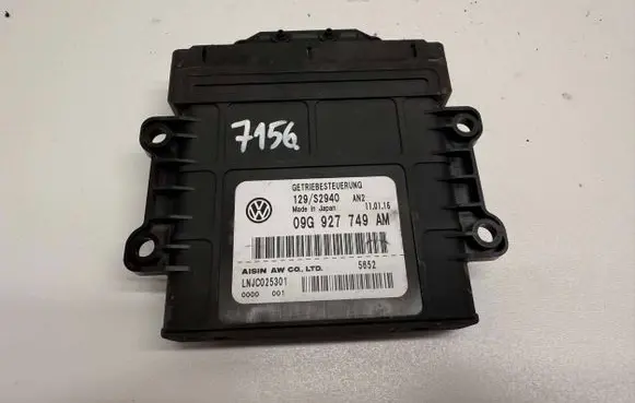 Volkswagen Jetta VI Gearbox control unit/module 09G927749AM 129S2940 1C025301