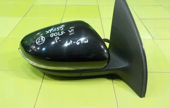 Volkswagen Golf VI Front door electric wing mirror 012575 PRAWE