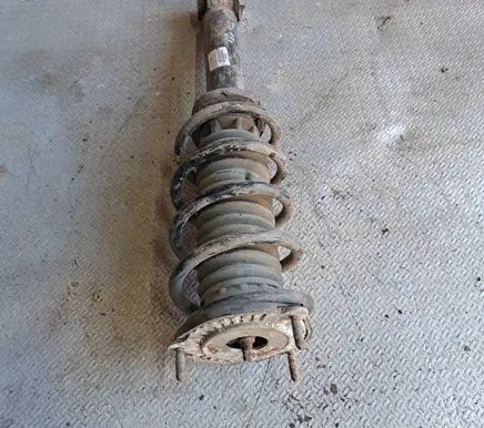 Peugeot 407 Front shock absorber with coil spring 8665
