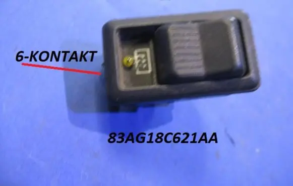 Ford Escort Windscreen/window heater switch 83AG18C621AA