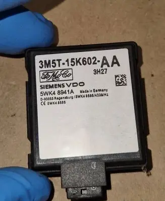Ford Focus C-MAX Immobilizer control unit/module 3M5T15K602AA 5WK48886 5WK48941A