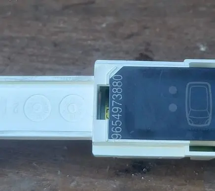 Peugeot 1007 Screen/display/small screen 9654973880 5555000100