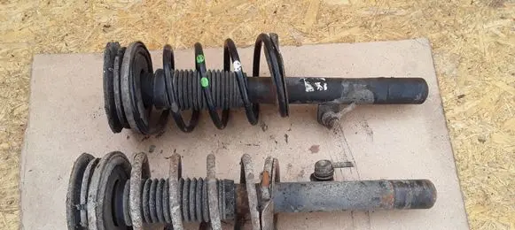 Peugeot 607 Front shock absorber with coil spring