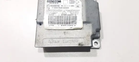 Peugeot 407 Airbag control unit/module 603602600 9655880780