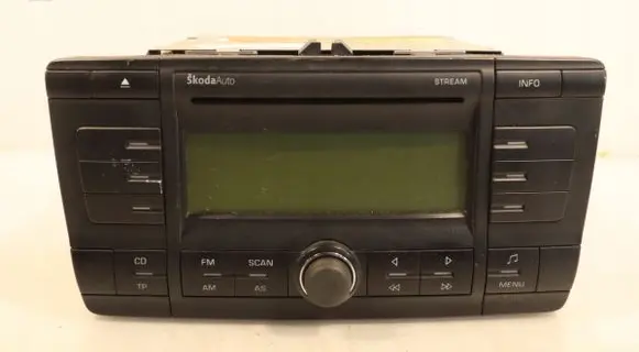 Skoda Octavia Mk2 (1Z) Radio/GPS head unit trim VP4SBE-18C815-AJ