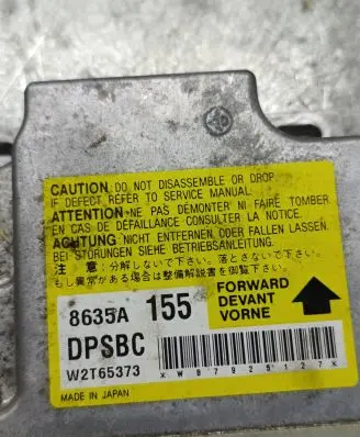 Mitsubishi Grandis Airbag control unit/module 8635a155