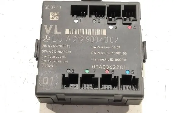 Mercedes-Benz E W212 Door control unit/module A2129004002