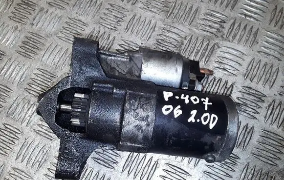 Peugeot 407 Starter motor 9671014680