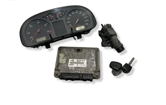 Volkswagen Golf IV Engine ECU kit and lock set 038906018AN