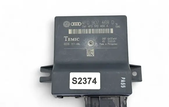 Audi A6 S6 C6 4F Gateway control module 4F0907468D 4F0910468A