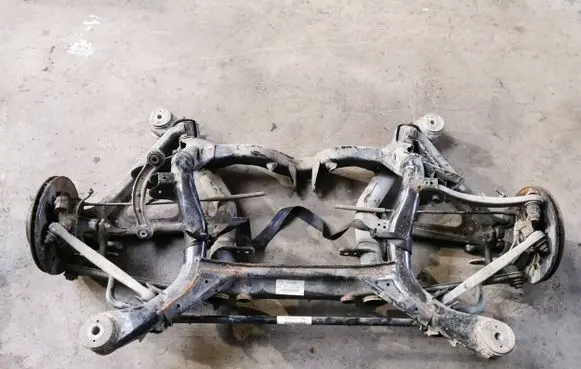 Volkswagen Touareg I Rear subframe 7L0500041 6D050542 0422660