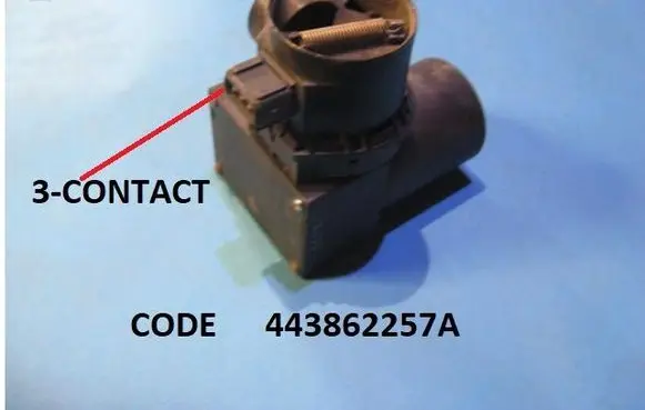 Volkswagen PASSAT B2 Central locking vacuum pump 443862257A