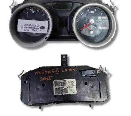 Renault Megane II Speedometer (instrument cluster) 8200306555A