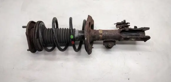 Front shock absorber with coil spring