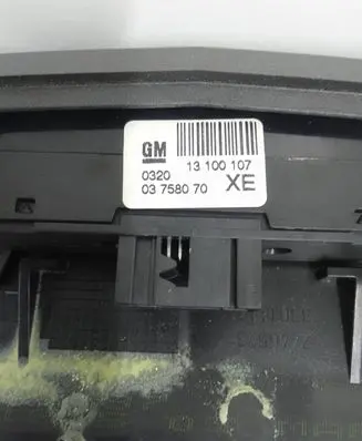 Opel Astra H Hazard light switch 13100107 03758070 18499774